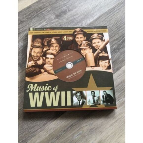 Music Of WWII Box Set by Various Artists CD 2011 4 Discs SEALED - Picture 1 of 5